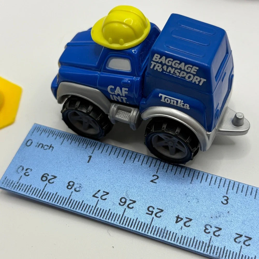 Tonka Maisto Airport Security Baggage Transport Truck Set Blue Kids Toy Vehicles